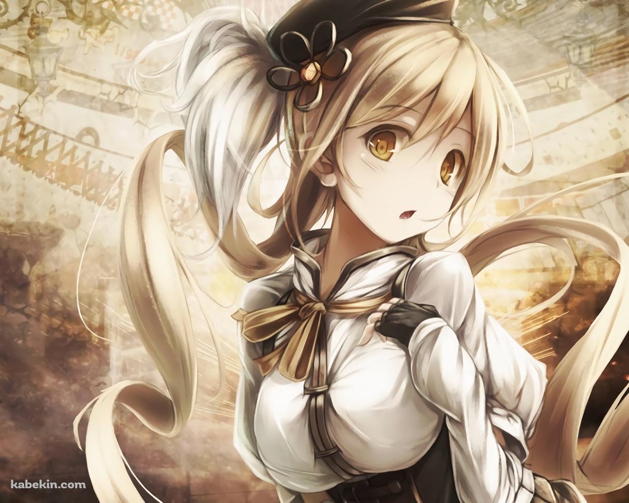 ツインテールの可愛い巴マミ / 魔法少女まどか☆マギカの壁紙(1280px x 1024px) 高画質 PC・デスクトップ用