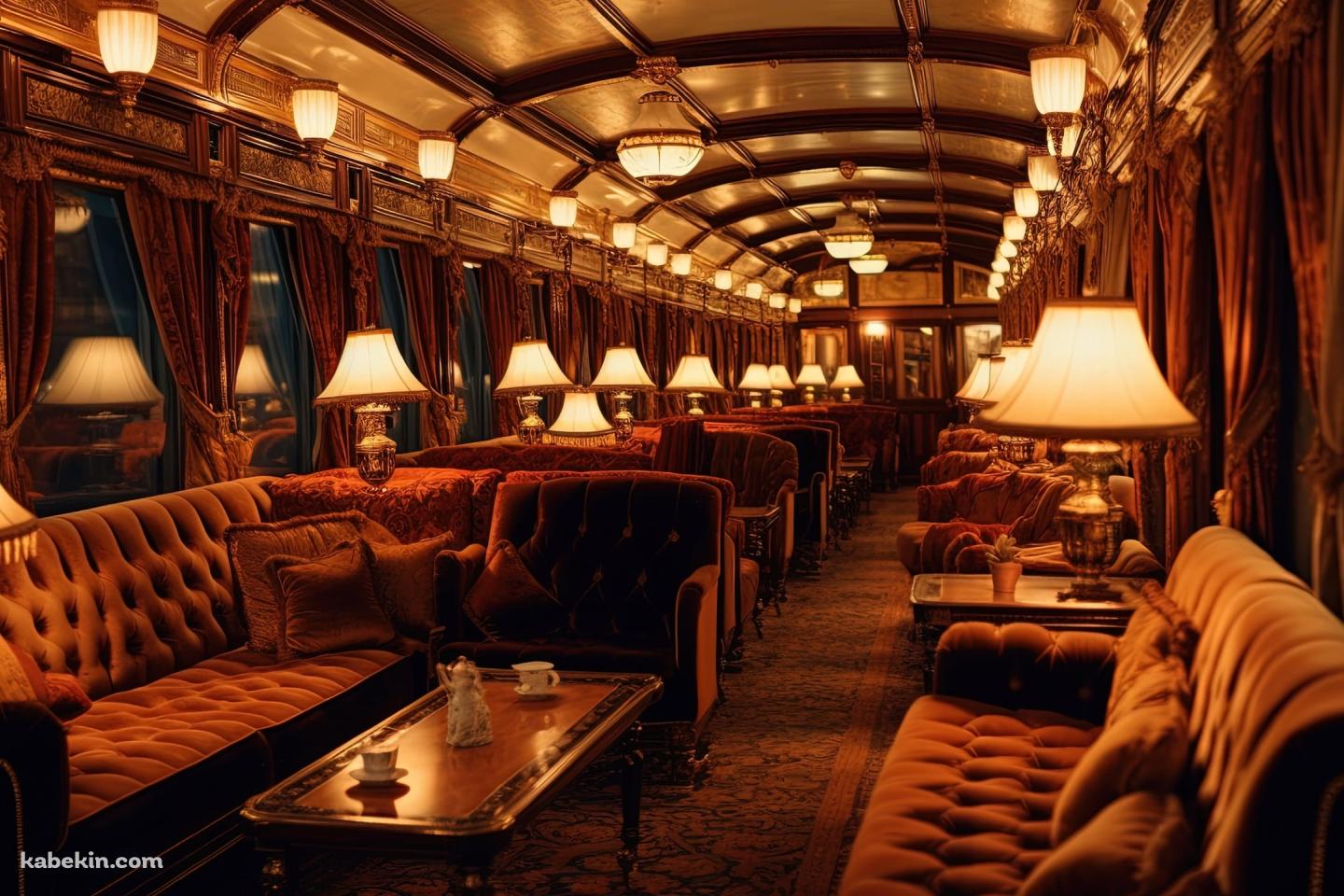電車の中の豪華な客室の壁紙(1440px x 960px) 高画質 PC・デスクトップ用