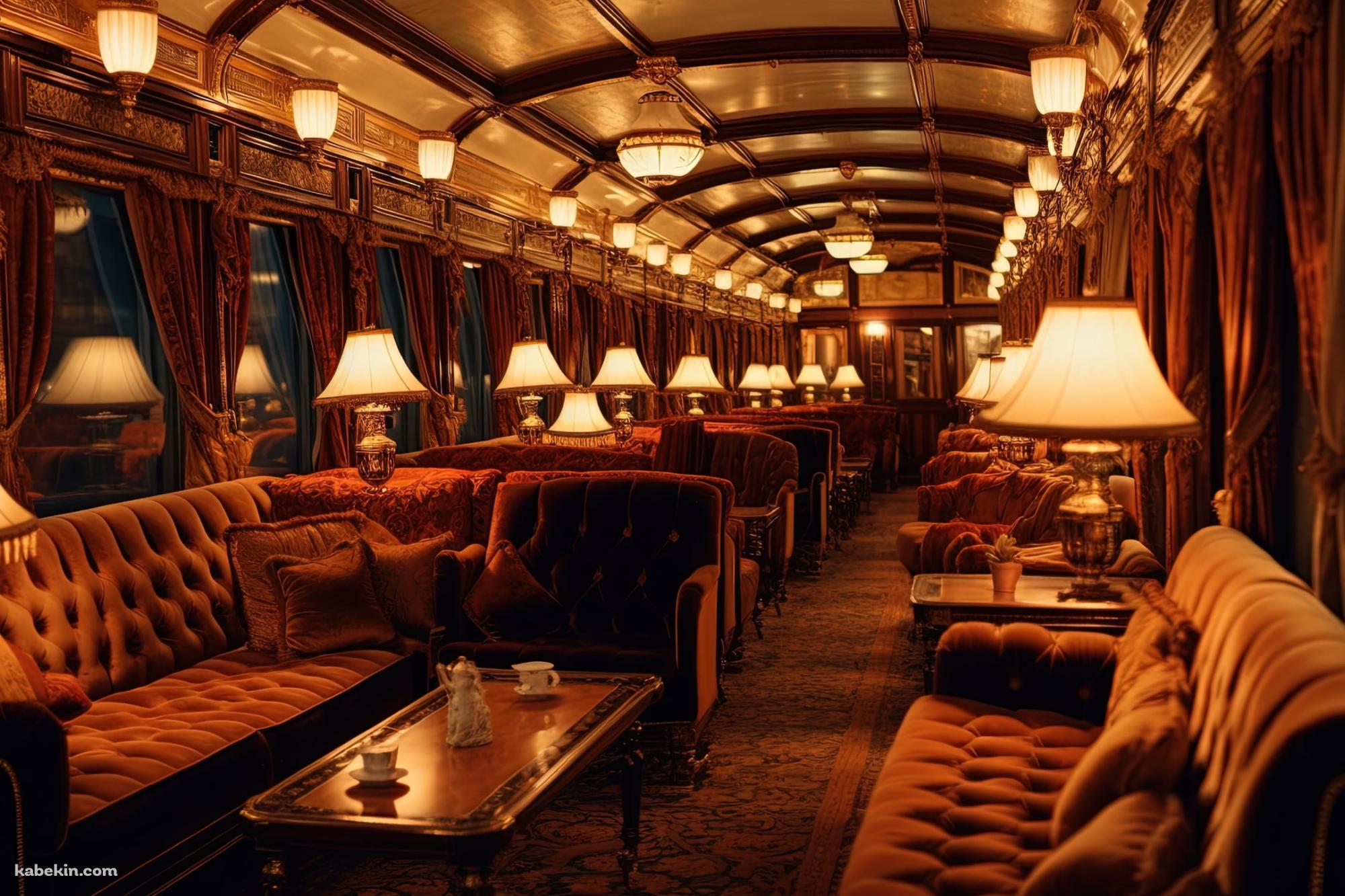 電車の中の豪華な客室の壁紙(2000px x 1333px) 高画質 PC・デスクトップ用