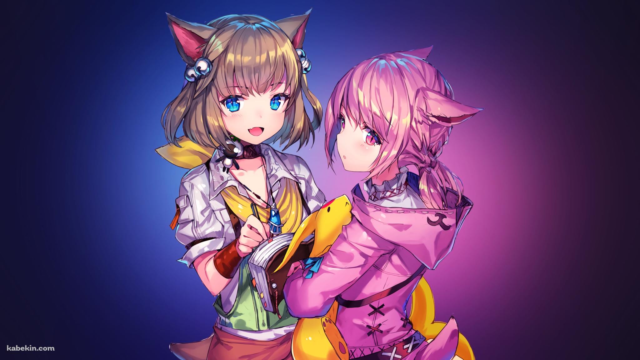 クロエ・アリアポー / khloe aliapoh / ミコッテ / ファイナルファンタジー14の壁紙(2048px x 1152px) 高画質 PC・デスクトップ用