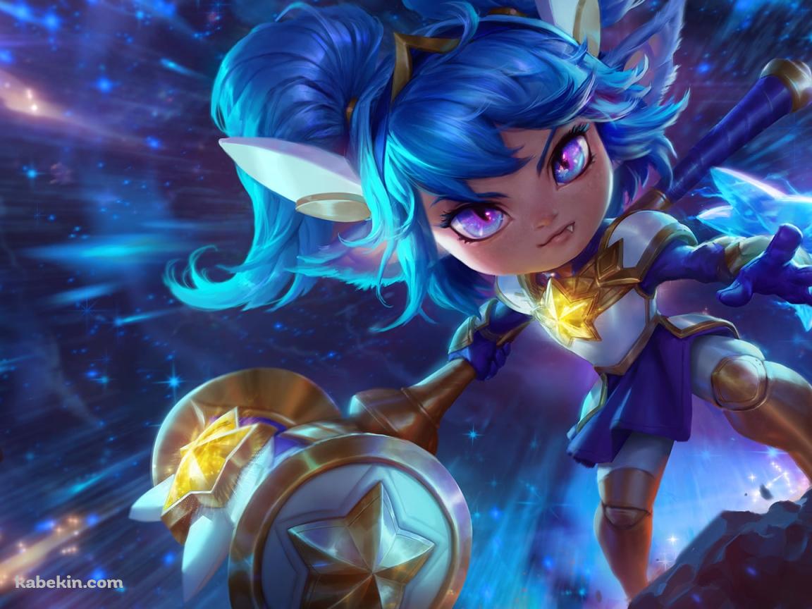 大鎚を持ちかまえるポッピー / リーグ・オブ・レジェンドの壁紙(1152px x 864px) 高画質 PC・デスクトップ用