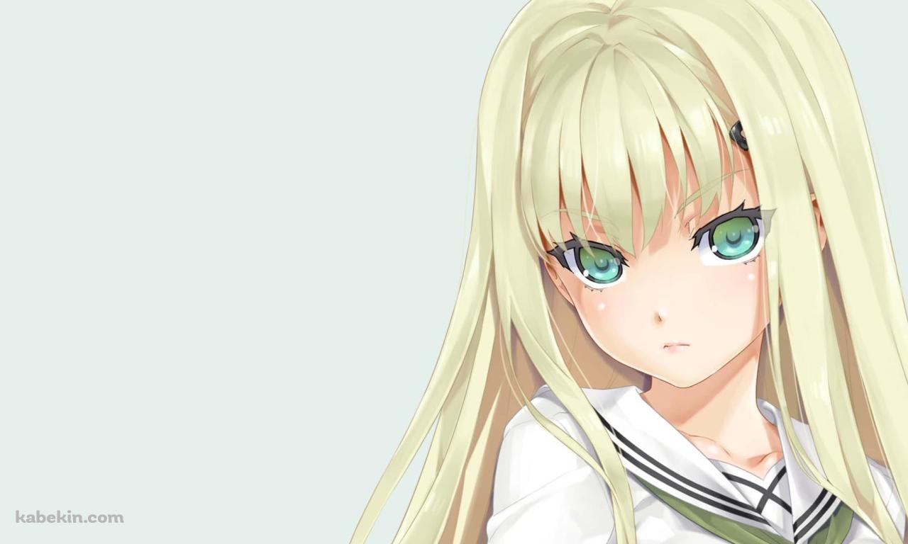 こちらを睨みつける覡夕莉(かんなぎゆうり) / 美少女万華鏡の壁紙(1280px x 768px) 高画質 PC・デスクトップ用