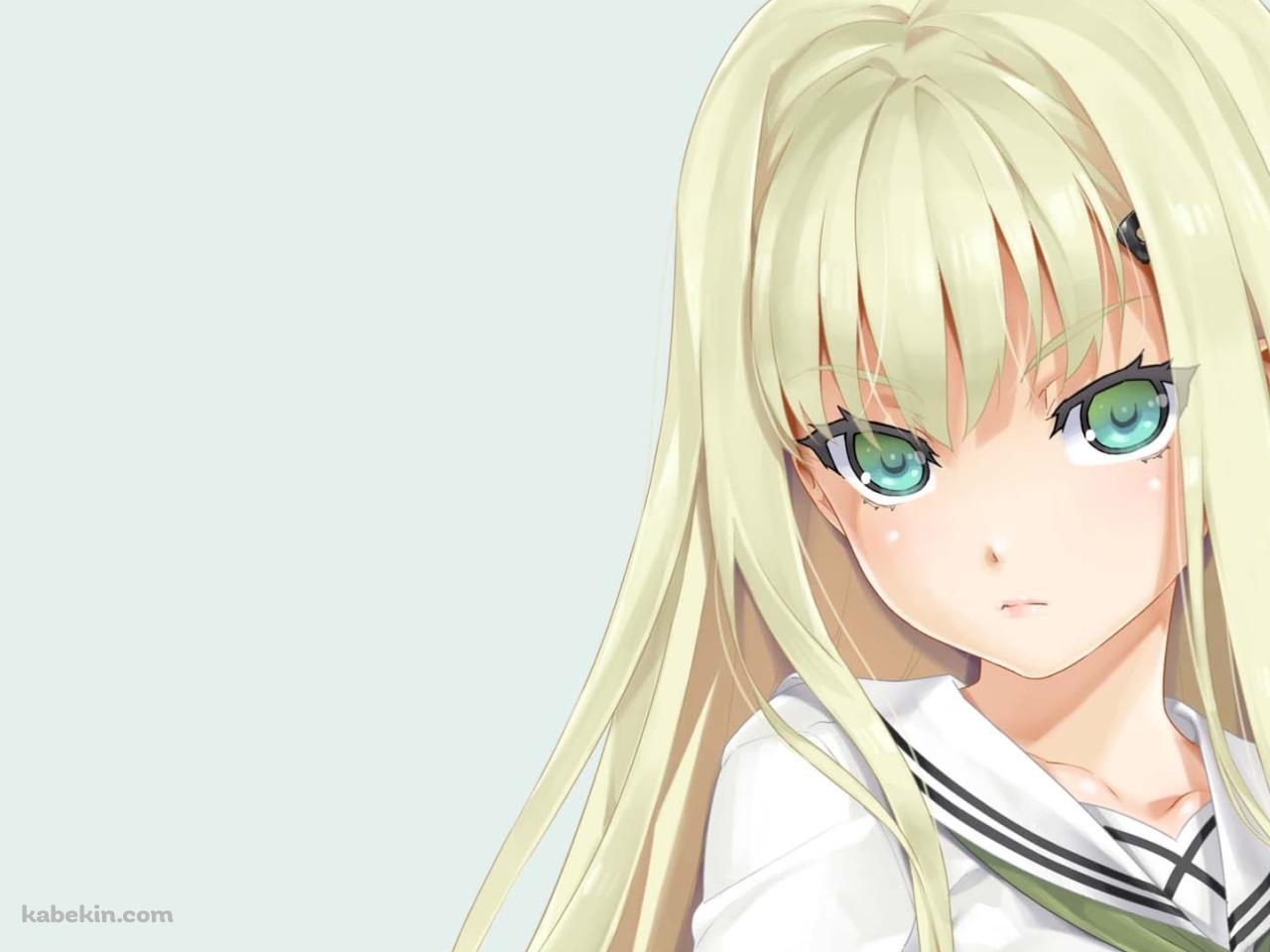 こちらを睨みつける覡夕莉(かんなぎゆうり) / 美少女万華鏡の壁紙(1280px x 960px) 高画質 PC・デスクトップ用