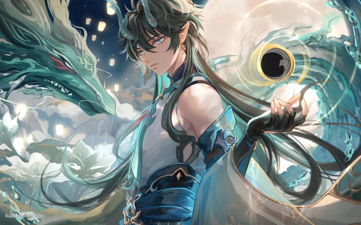 満月と飲月 / 崩壊:スターレイルの壁紙(1440px x 900px) 高画質 PC・デスクトップ用