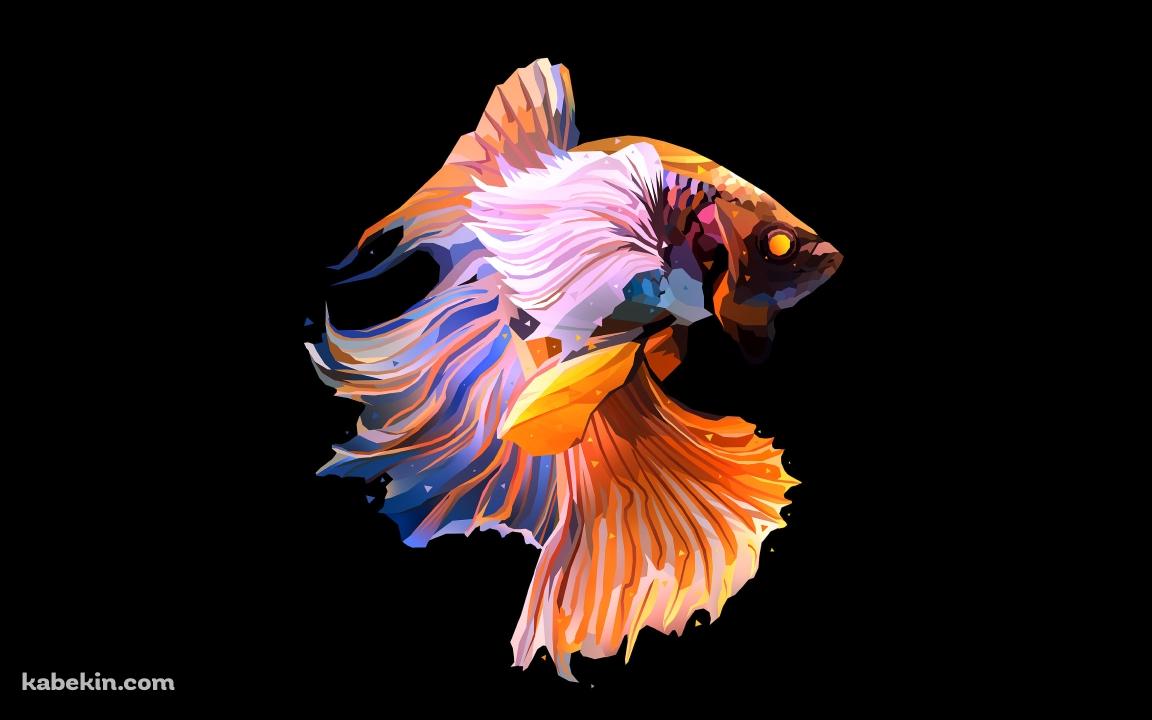 鮮やかな金魚のファンアート / 4Kの壁紙(1152px x 720px) 高画質 PC・デスクトップ用