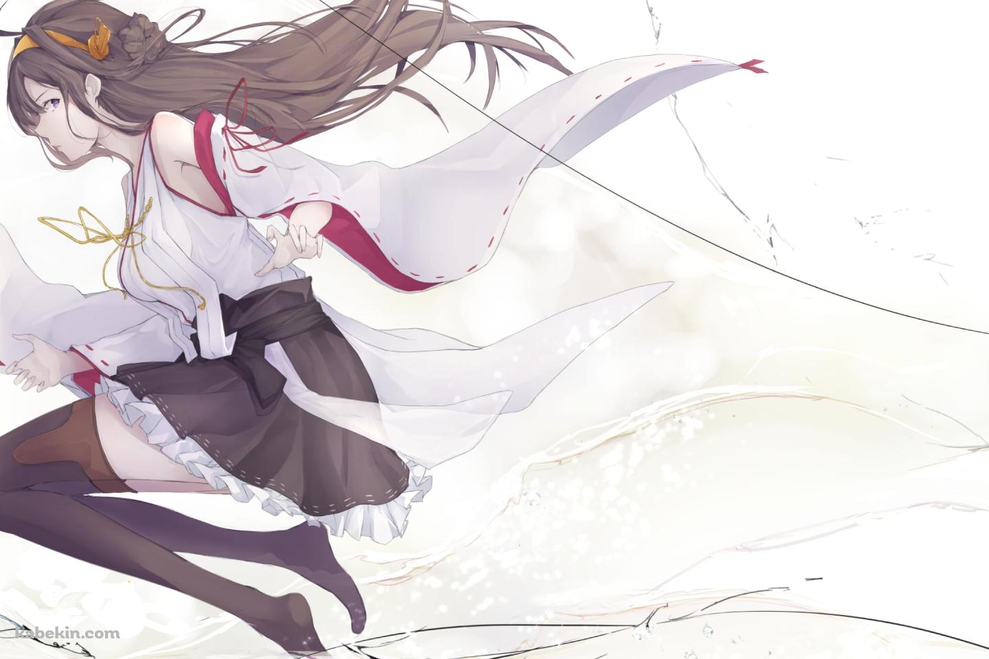 ジャンプするかっこいい金剛 / 艦隊これくしょんの壁紙(1440px x 960px) 高画質 PC・デスクトップ用
