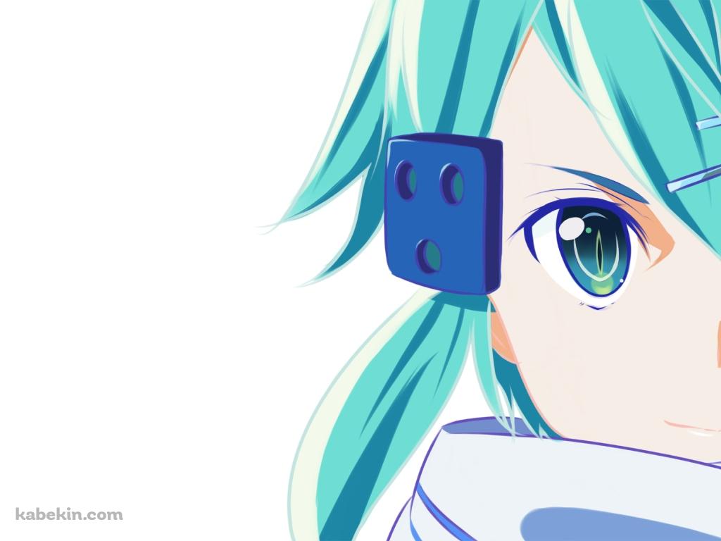 笑顔の可愛い朝田詩乃 / SAO / ソードアートオンラインの壁紙(1024px x 768px) 高画質 PC・デスクトップ用