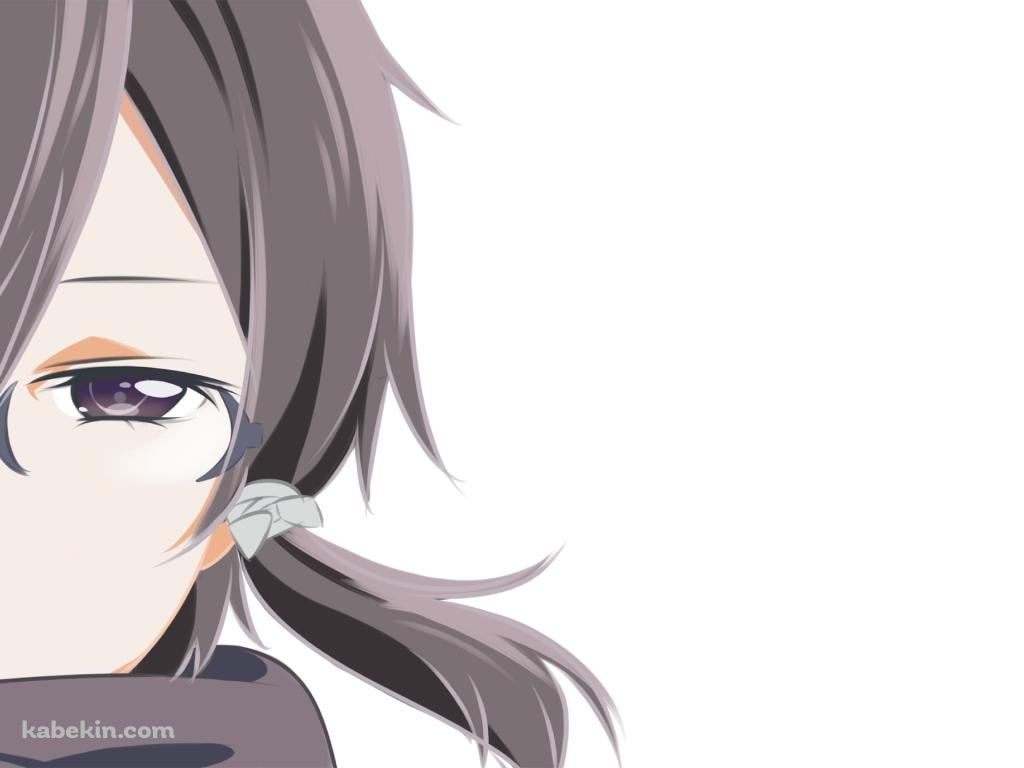 眼鏡をかけた黒髪の朝田詩乃 / SAO / ソードアートオンラインの壁紙(1024px x 768px) 高画質 PC・デスクトップ用