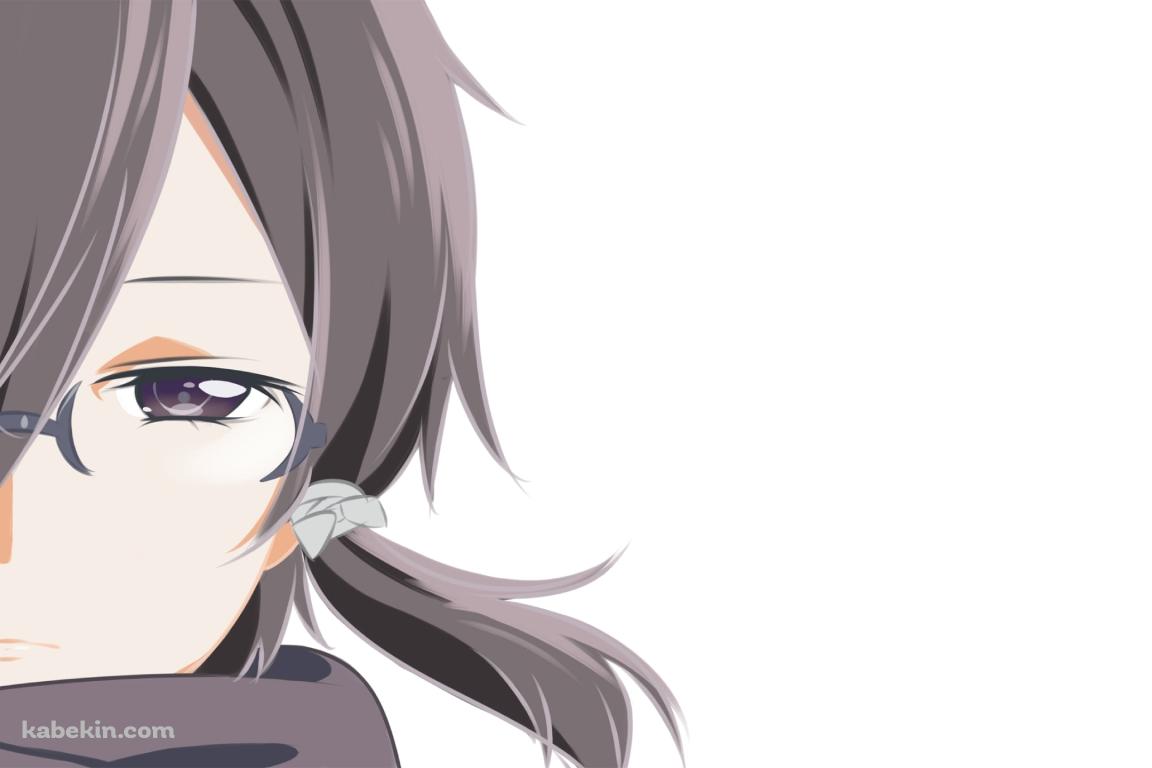 眼鏡をかけた黒髪の朝田詩乃 / SAO / ソードアートオンラインの壁紙(1152px x 768px) 高画質 PC・デスクトップ用