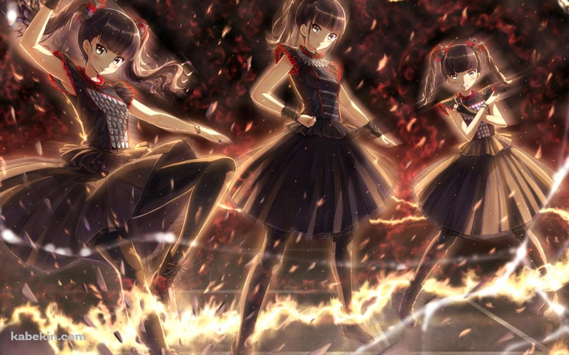炎とベビメタ / BABYMETALの壁紙(1152px x 720px) 高画質 PC・デスクトップ用