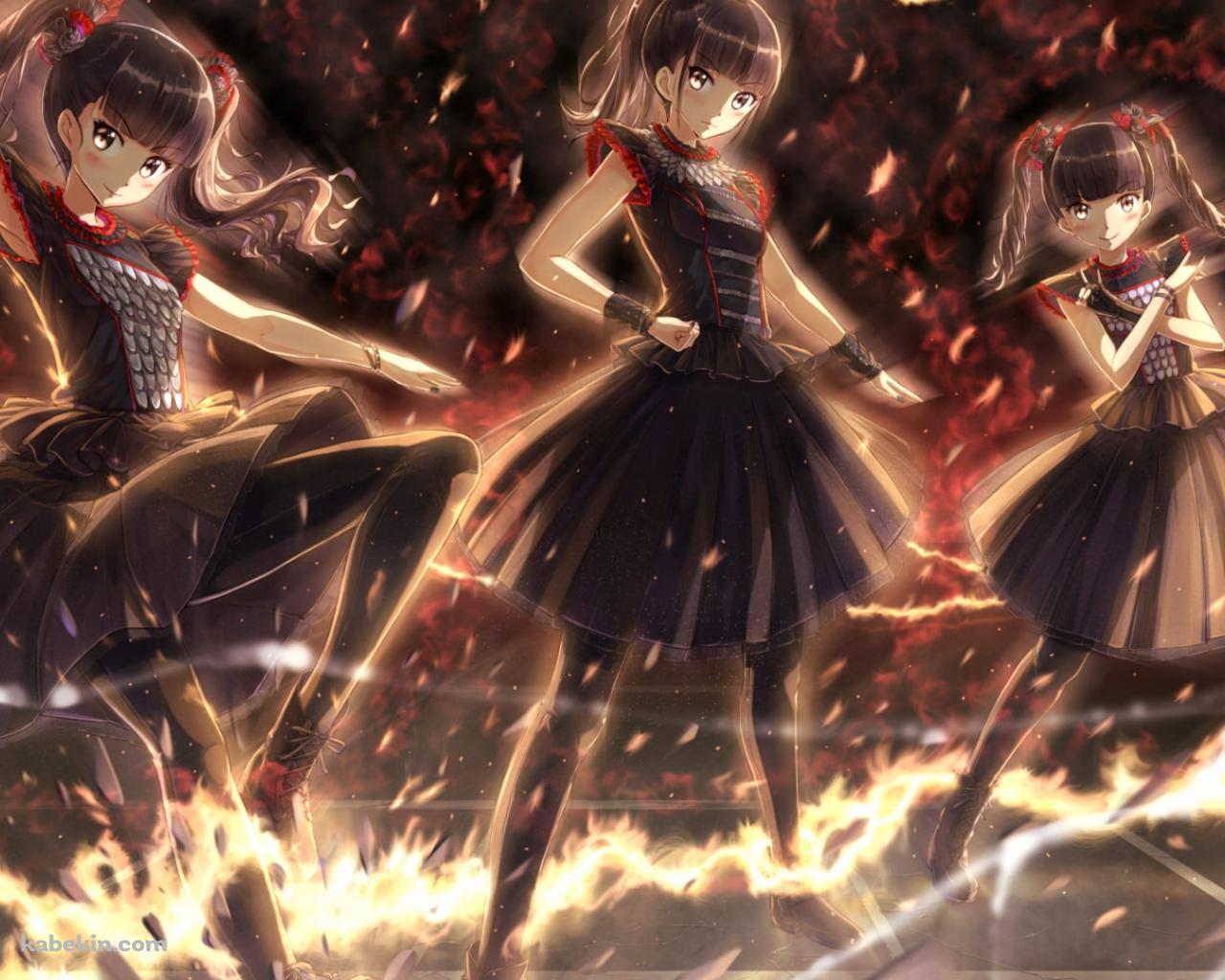 炎とベビメタ / BABYMETALの壁紙(1280px x 1024px) 高画質 PC・デスクトップ用
