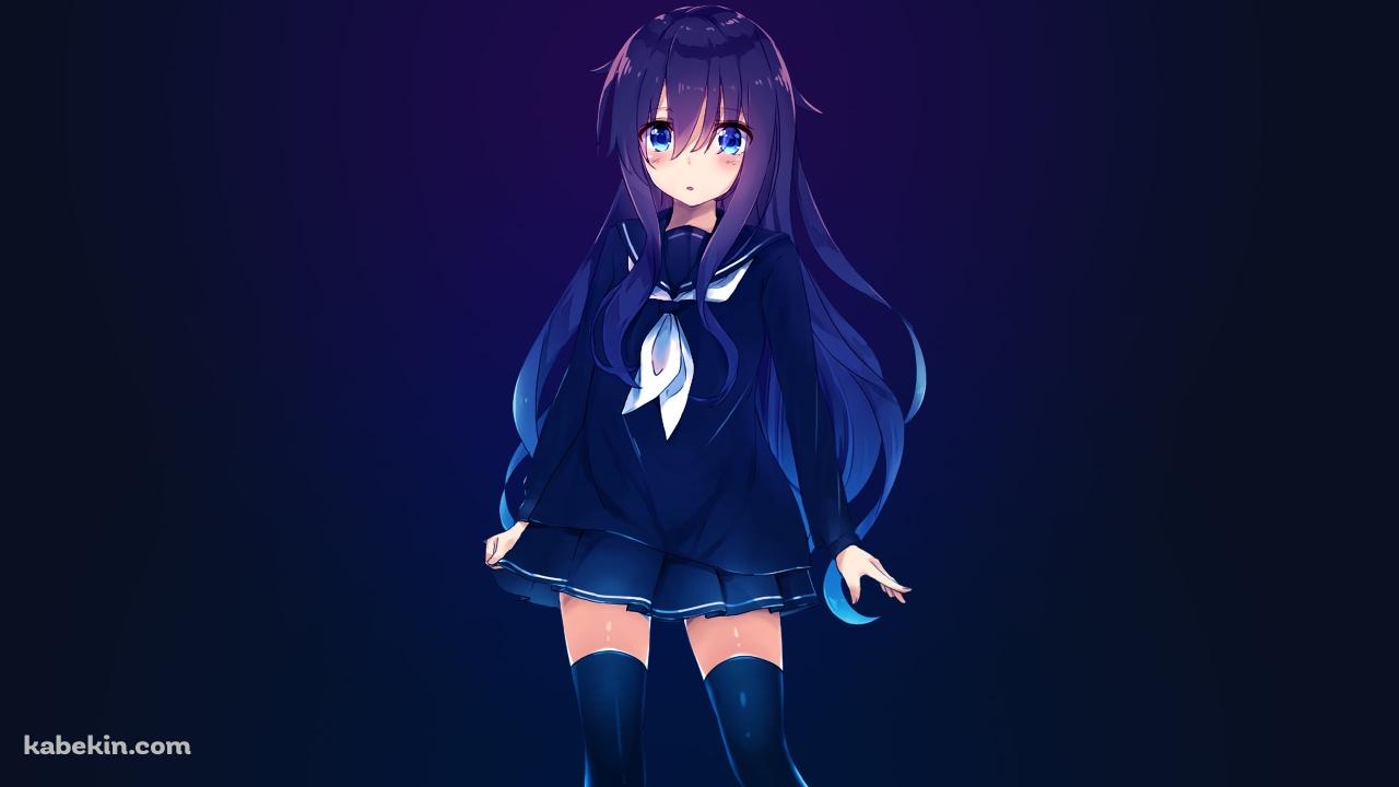 セーラー服を着た暁 / 艦隊これくしょんの壁紙(1280px x 720px) 高画質 PC・デスクトップ用