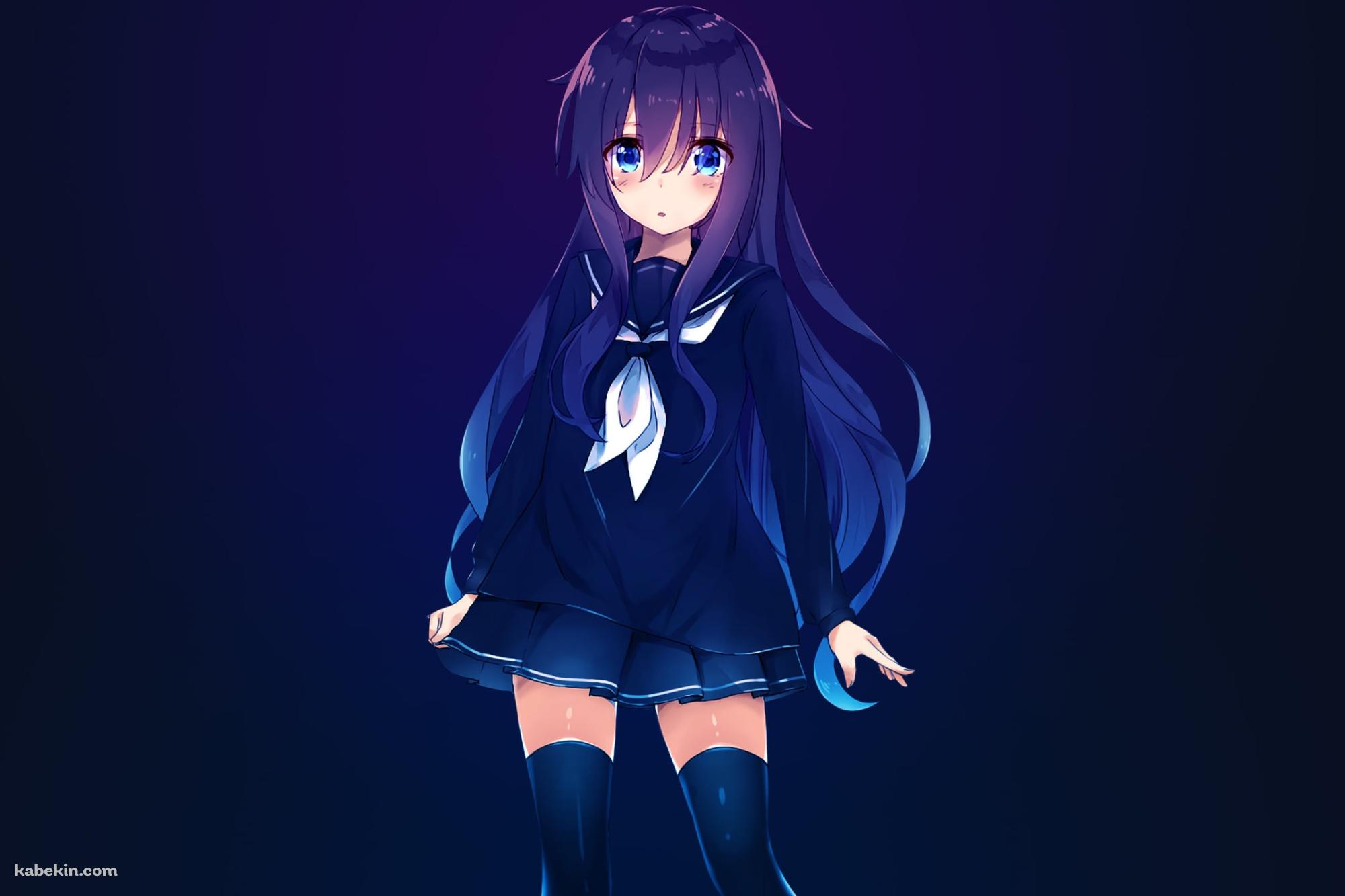 セーラー服を着た暁 / 艦隊これくしょんの壁紙(2000px x 1333px) 高画質 PC・デスクトップ用