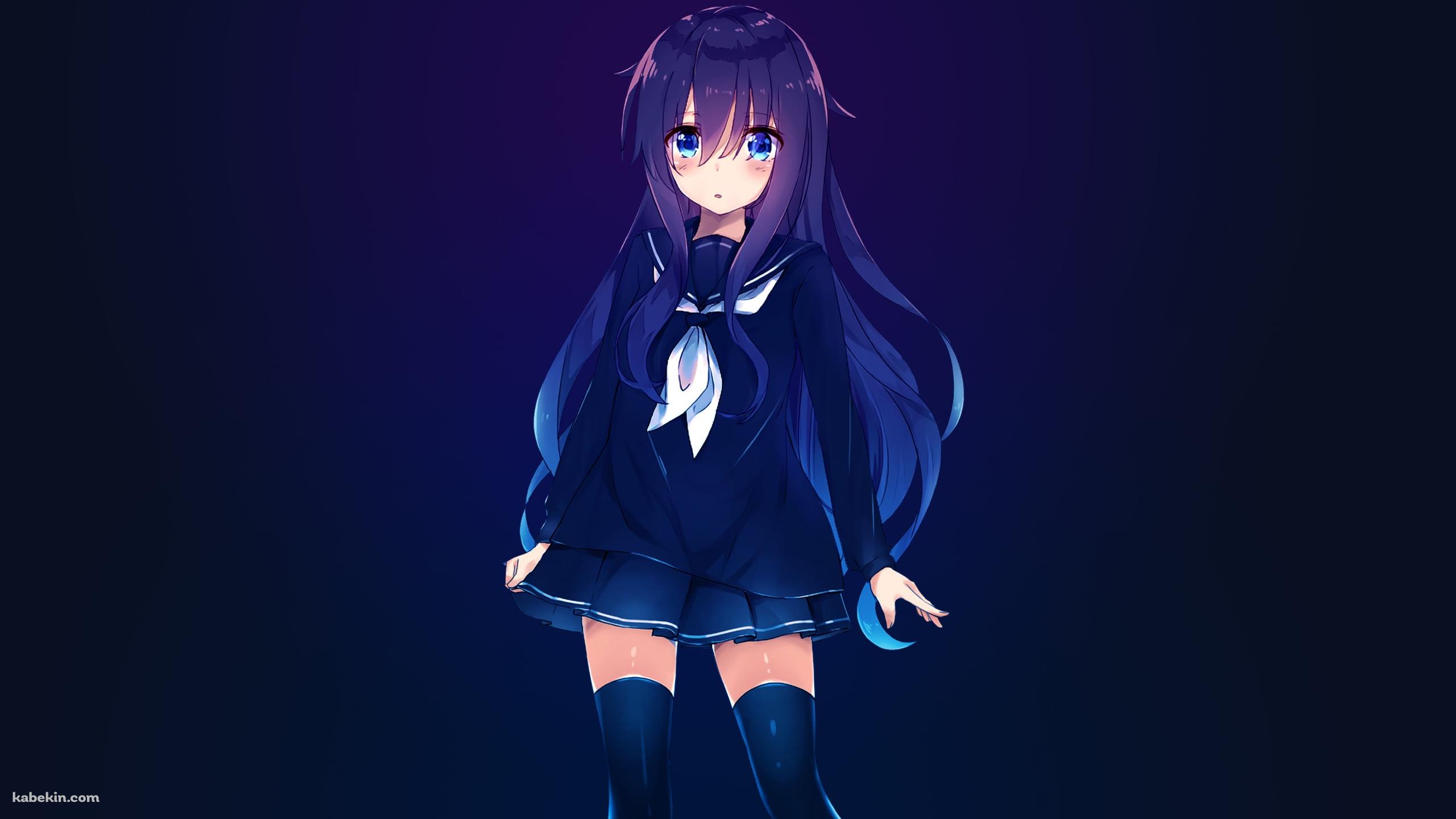 セーラー服を着た暁 / 艦隊これくしょんの壁紙(2560px x 1440px) 高画質 PC・デスクトップ用