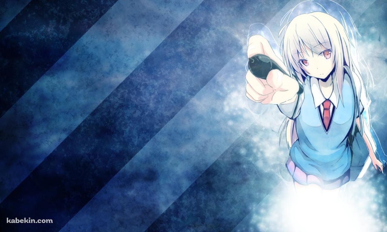 黒いペンを持つ椎名ましろ / さくら荘のペットな彼女の壁紙(1280px x 768px) 高画質 PC・デスクトップ用