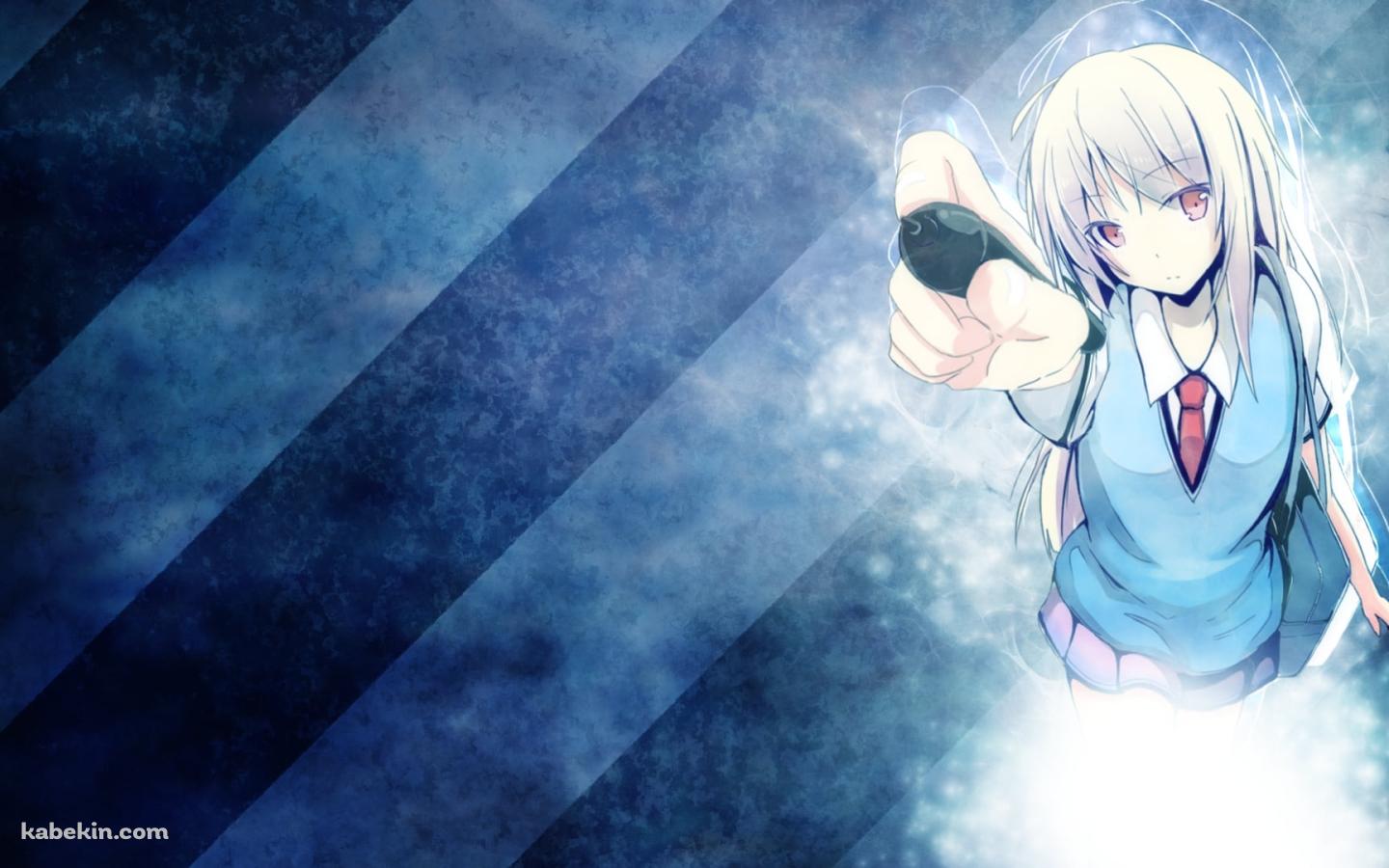 黒いペンを持つ椎名ましろ / さくら荘のペットな彼女の壁紙(1440px x 900px) 高画質 PC・デスクトップ用