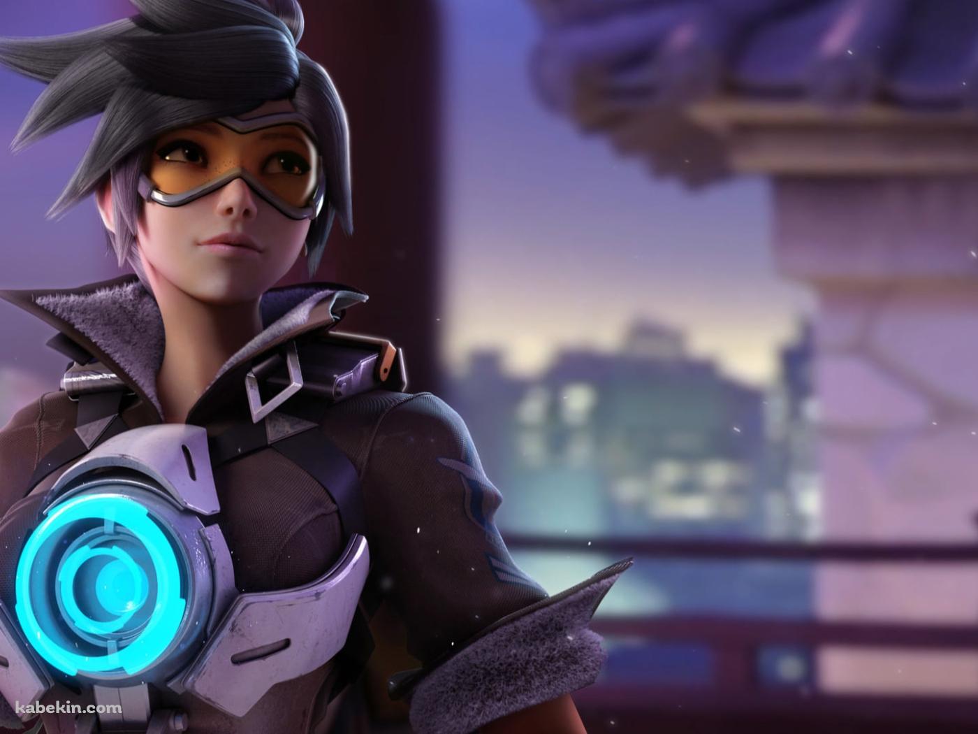 黄色のゴーグルを付けたトレーサー / トップ・エージェント / オーバーウォッチ 2の壁紙(1400px x 1050px) 高画質 PC・デスクトップ用