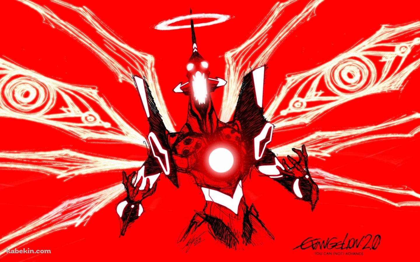 EVA 01 / 咆哮 / かっこいい / 赤 / 新世紀エヴァンゲリオンの壁紙(1440px x 900px) 高画質 PC・デスクトップ用