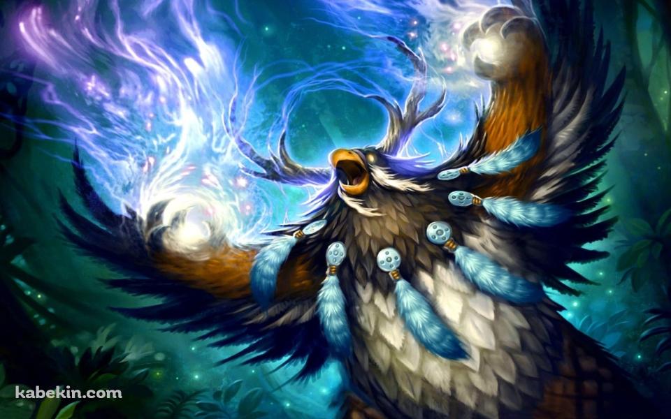 翼を広げる鳥 / World of Warcraft / WoW / ワールド オブ ウォークラフトの壁紙(960px x 600px) 高画質 PC・デスクトップ用