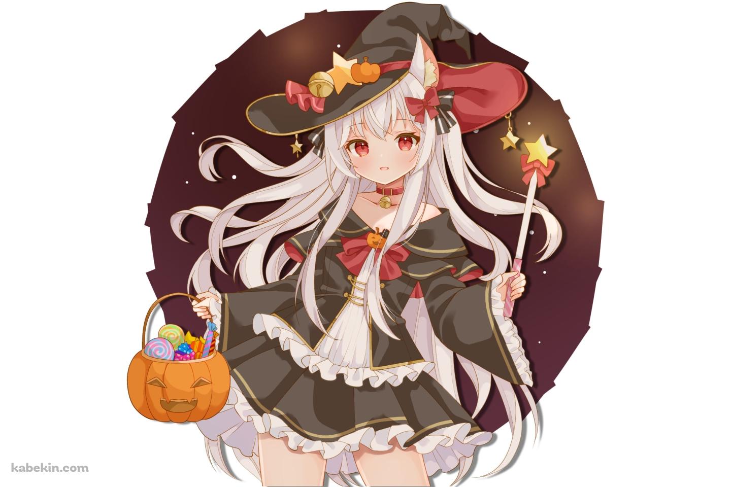魔女コスの可愛いほたてねこまじん / バーチャルYouTuberの壁紙(1440px x 960px) 高画質 PC・デスクトップ用