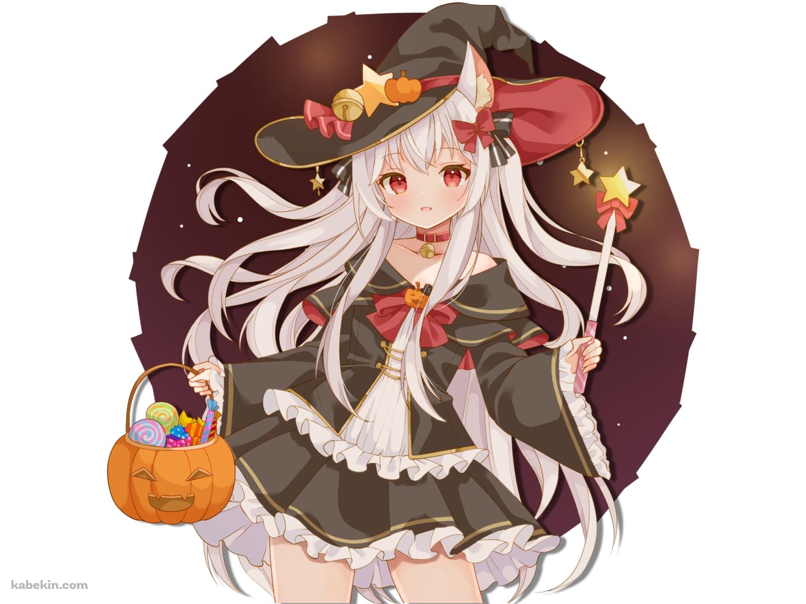 魔女コスの可愛いほたてねこまじん / バーチャルYouTuberの壁紙(1600px x 1200px) 高画質 PC・デスクトップ用