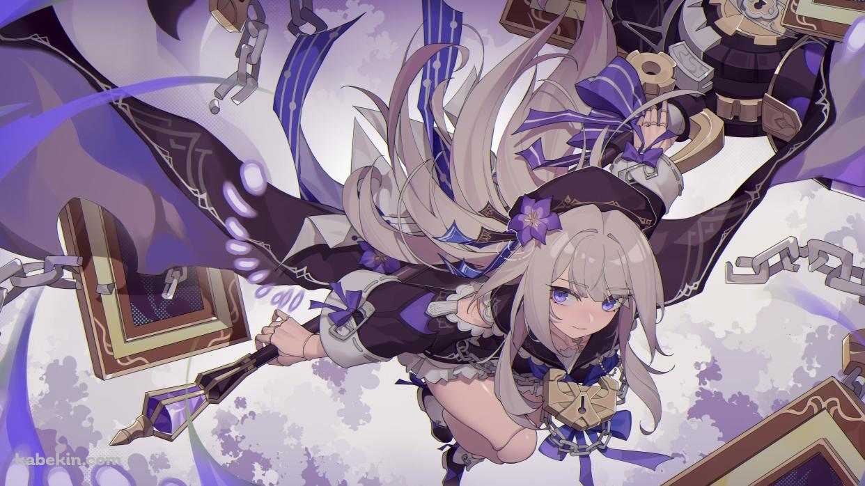 杖を持ち飛ぶヘルタ / 崩壊:スターレイルの壁紙(1242px x 698px) 高画質 PC・デスクトップ用