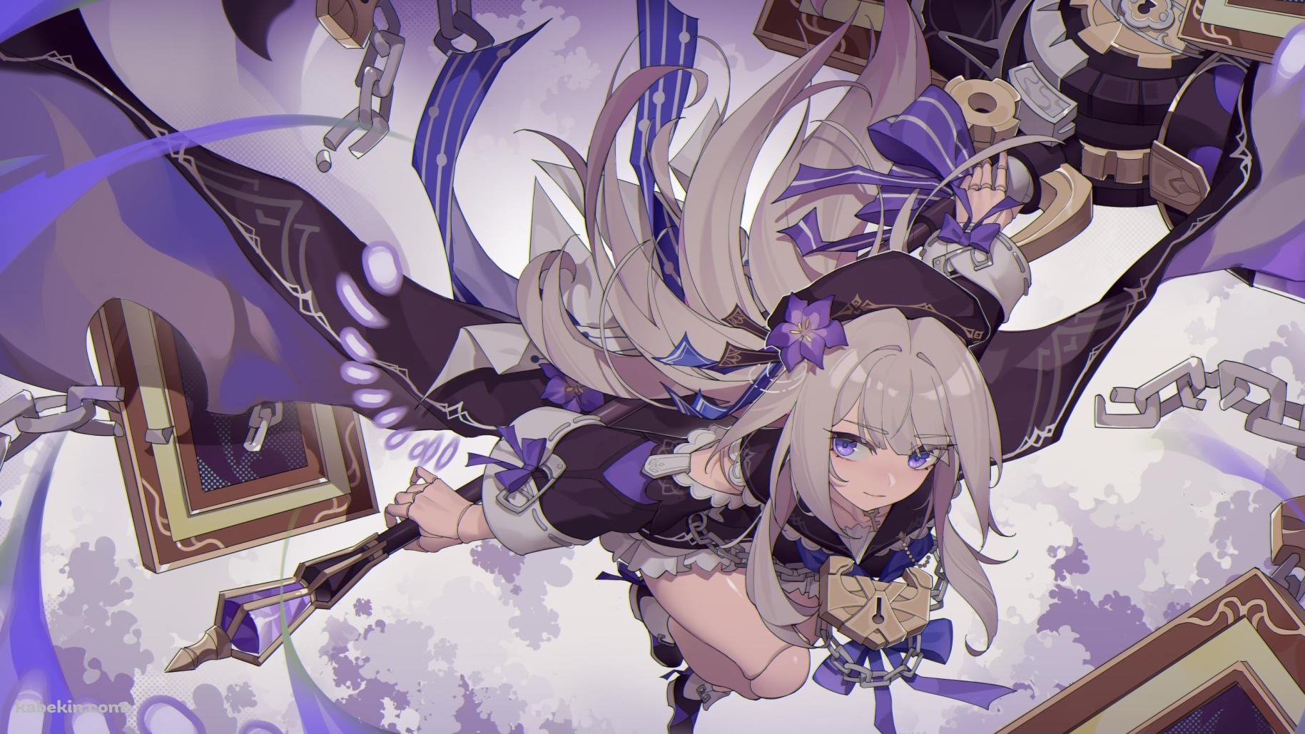 杖を持ち飛ぶヘルタ / 崩壊:スターレイルの壁紙(1829px x 1029px) 高画質 PC・デスクトップ用