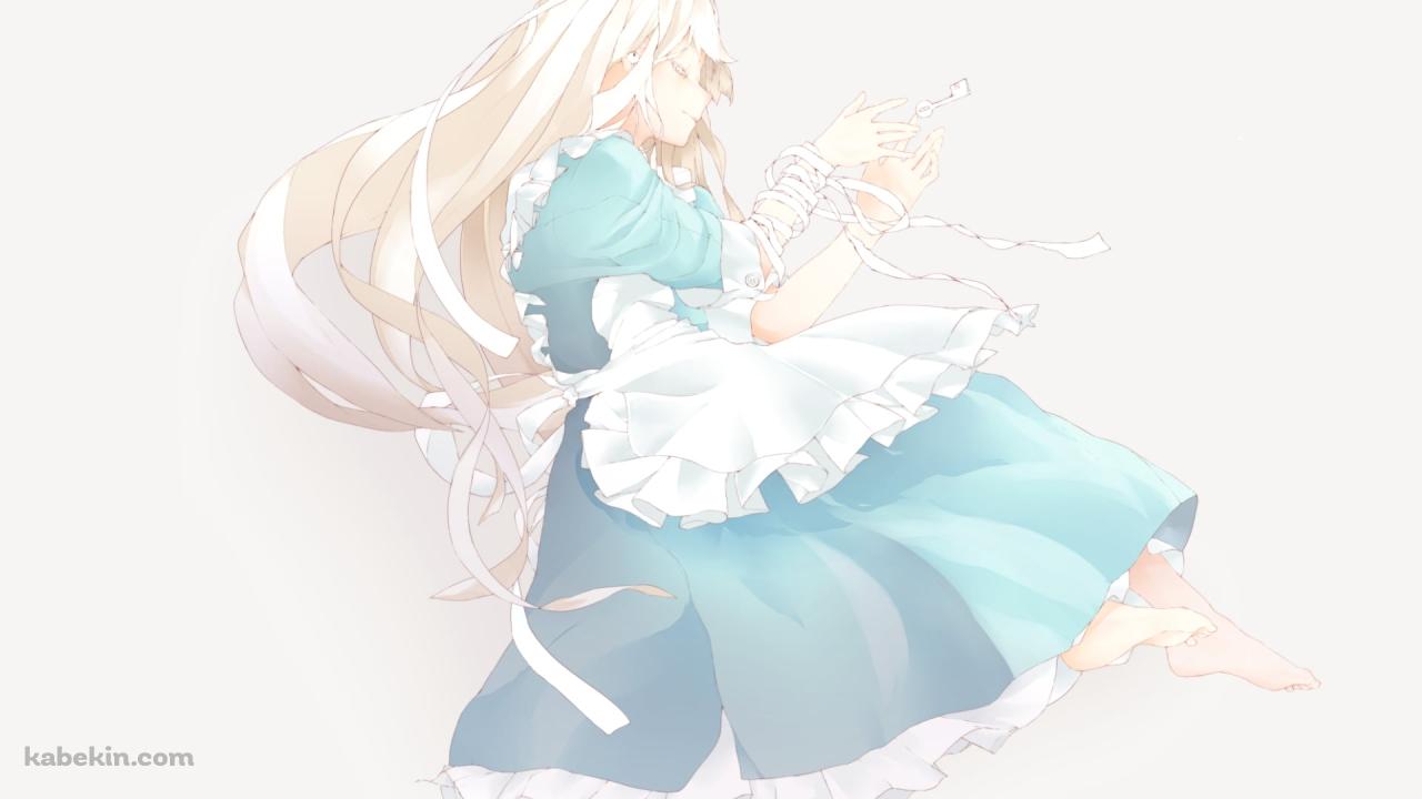 手に沢山の包帯を巻いたマリー(カゲロウプロジェクト) / メカクシティアクターズの壁紙(1280px x 720px) 高画質 PC・デスクトップ用