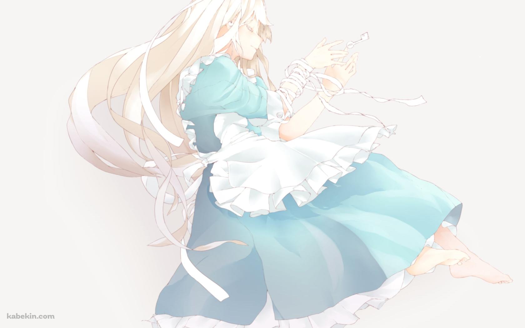 手に沢山の包帯を巻いたマリー(カゲロウプロジェクト) / メカクシティアクターズの壁紙(1680px x 1050px) 高画質 PC・デスクトップ用