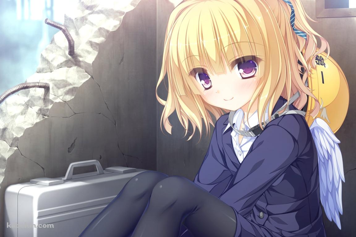 座りながらこちらに微笑むパーフィル / ワールド・エレクションの壁紙(1152px x 768px) 高画質 PC・デスクトップ用