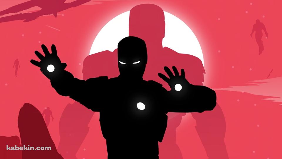 アイアンマン / シルエット / 赤 / 4Kの壁紙(960px x 540px) 高画質 PC・デスクトップ用