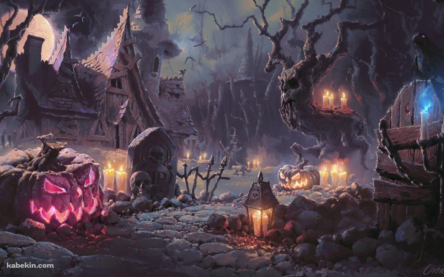 おどろおどろしい街 / カボチャ / ハロウィンの壁紙(1440px x 900px) 高画質 PC・デスクトップ用