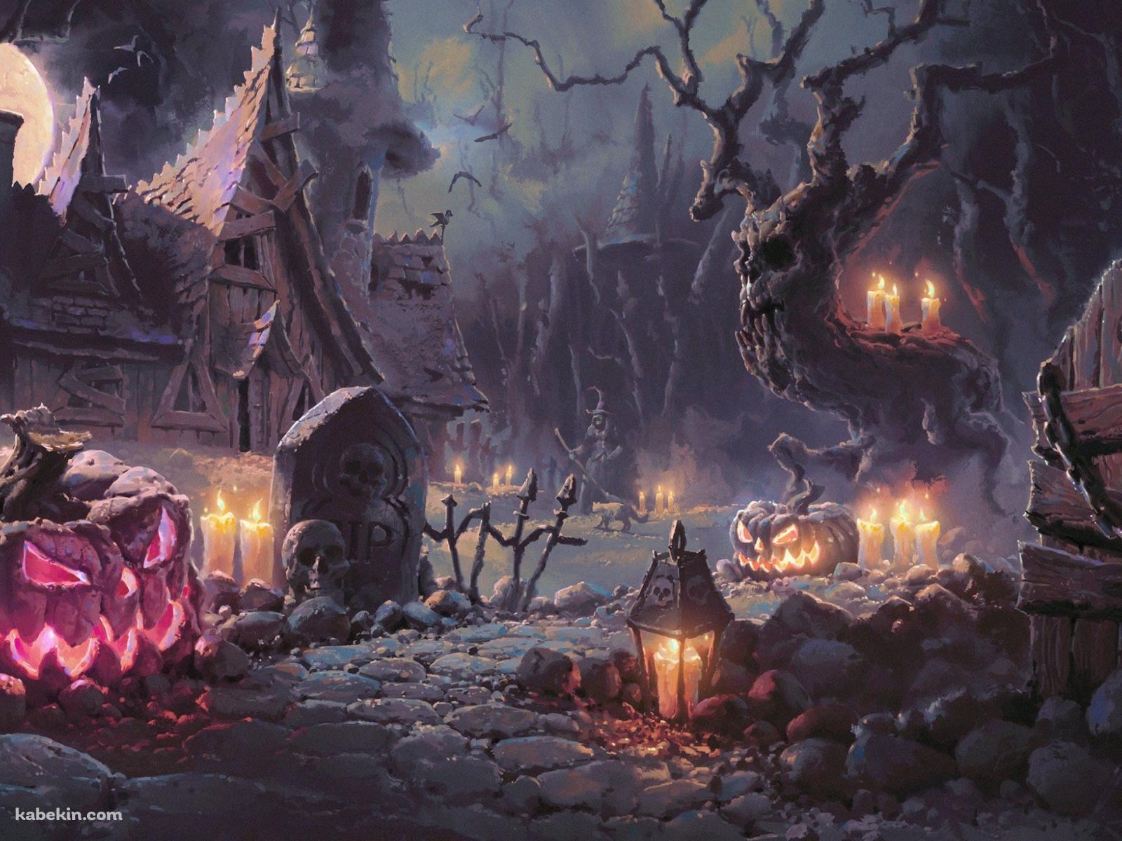 おどろおどろしい街 / カボチャ / ハロウィンの壁紙(1600px x 1200px) 高画質 PC・デスクトップ用