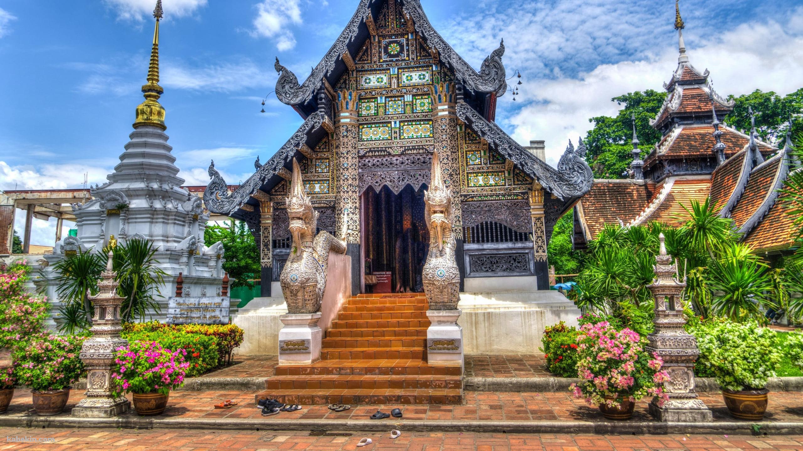 ワット チェンマン / 仏教寺院 / タイ / Wat Chiang Man / Thailandの壁紙(2560px x 1440px) 高画質 PC・デスクトップ用