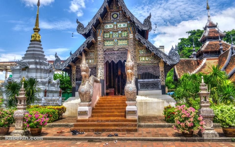 ワット チェンマン / 仏教寺院 / タイ / Wat Chiang Man / Thailandの壁紙(960px x 600px) 高画質 PC・デスクトップ用