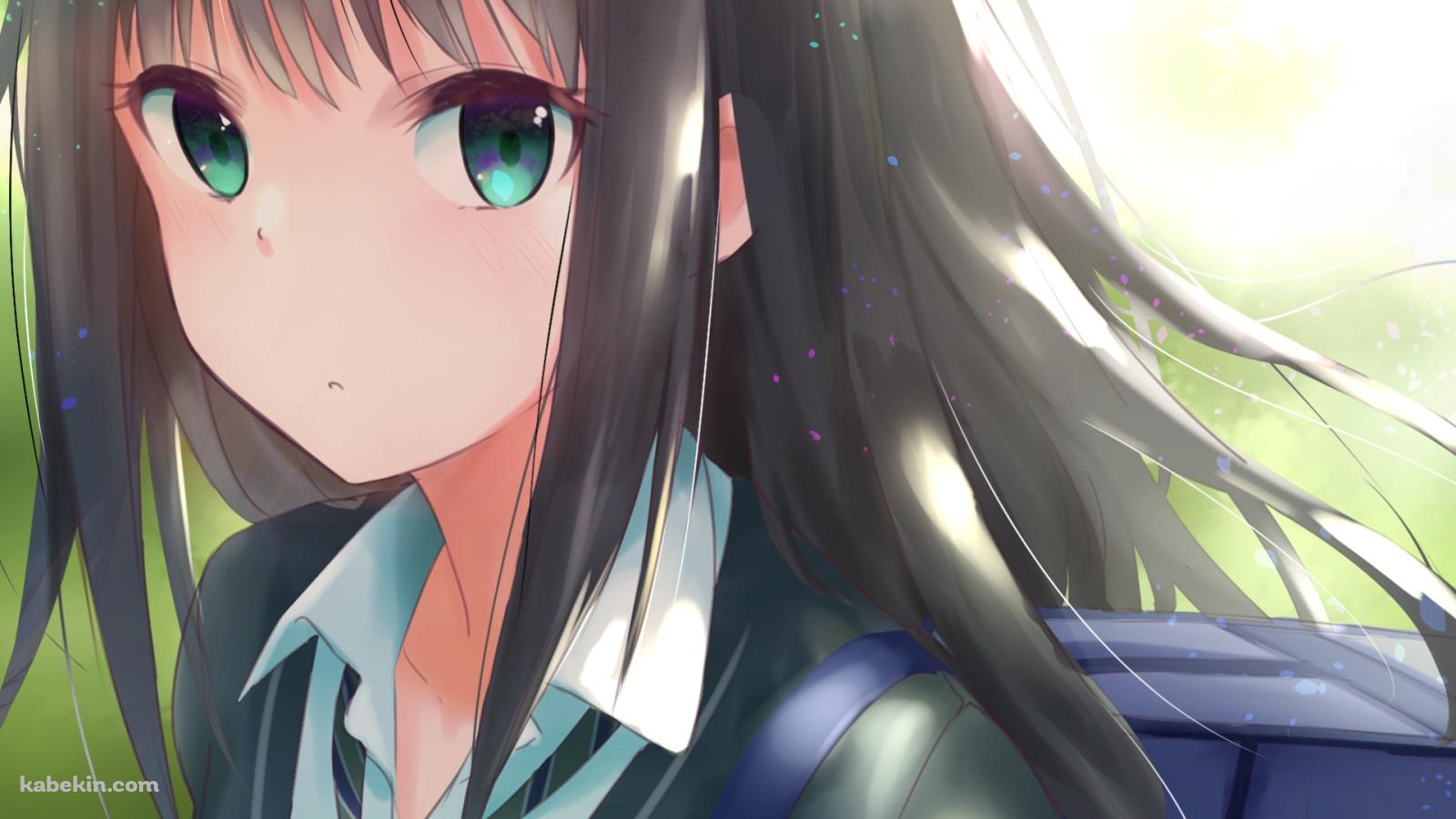 新緑と渋谷凛 / 緑の瞳 / アイドルマスターシンデレラガールズの壁紙(1600px x 900px) 高画質 PC・デスクトップ用