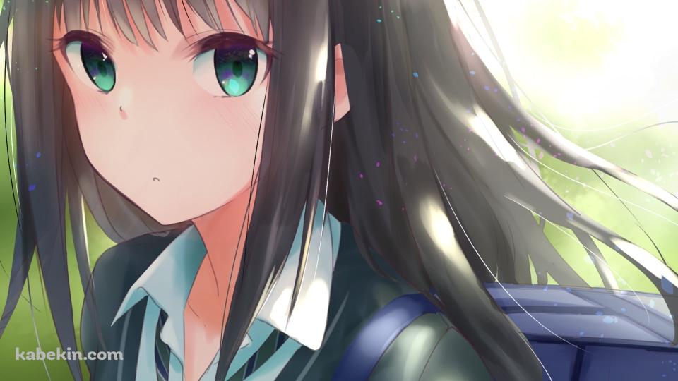 新緑と渋谷凛 / 緑の瞳 / アイドルマスターシンデレラガールズの壁紙(960px x 540px) 高画質 PC・デスクトップ用
