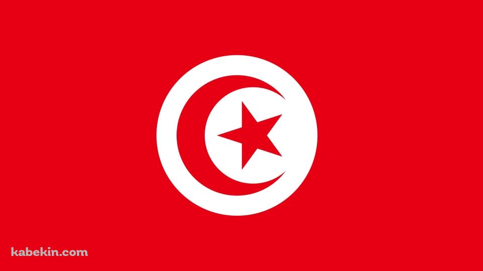 チュニジアの国旗 / Tunisia flagの壁紙(960px x 540px) 高画質 PC・デスクトップ用