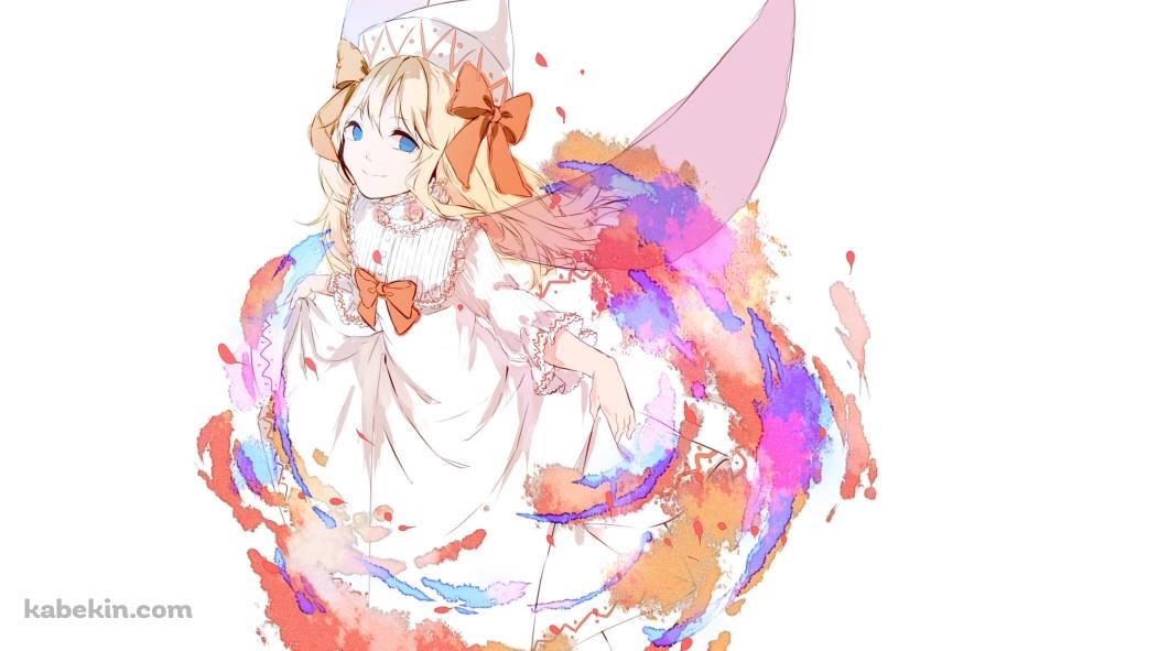 白いドレスを着た可愛いリリーホワイト / 東方の壁紙(1051px x 591px) 高画質 PC・デスクトップ用