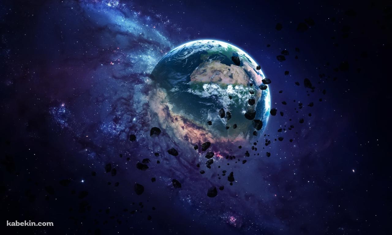 崩壊する惑星 / 綺麗 / 宇宙の壁紙(1280px x 768px) 高画質 PC・デスクトップ用