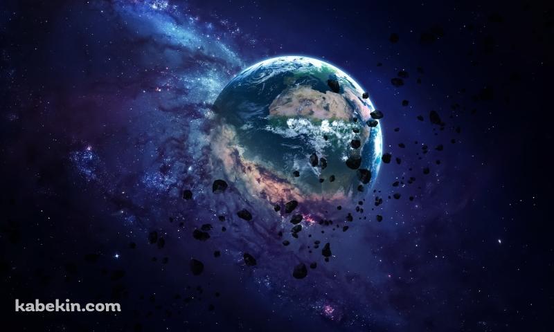 崩壊する惑星 / 綺麗 / 宇宙の壁紙(800px x 480px) 高画質 PC・デスクトップ用