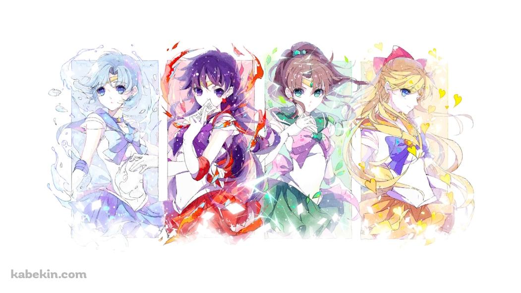 セーラーマーズ / セーラージュピター / セーラーマーキュリー / セーラーヴィーナス / 木野 まこと / 火野 レイ / 水野 亜美 / 愛野 美奈子 / 美少女戦士セーラームーンの壁紙(1051px x 591px) 高画質 PC・デスクトップ用