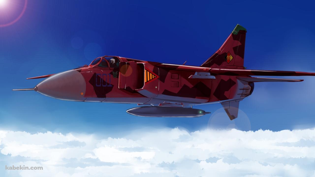 赤い戦闘機 / マブラヴ オルタネイティヴの壁紙(1280px x 720px) 高画質 PC・デスクトップ用