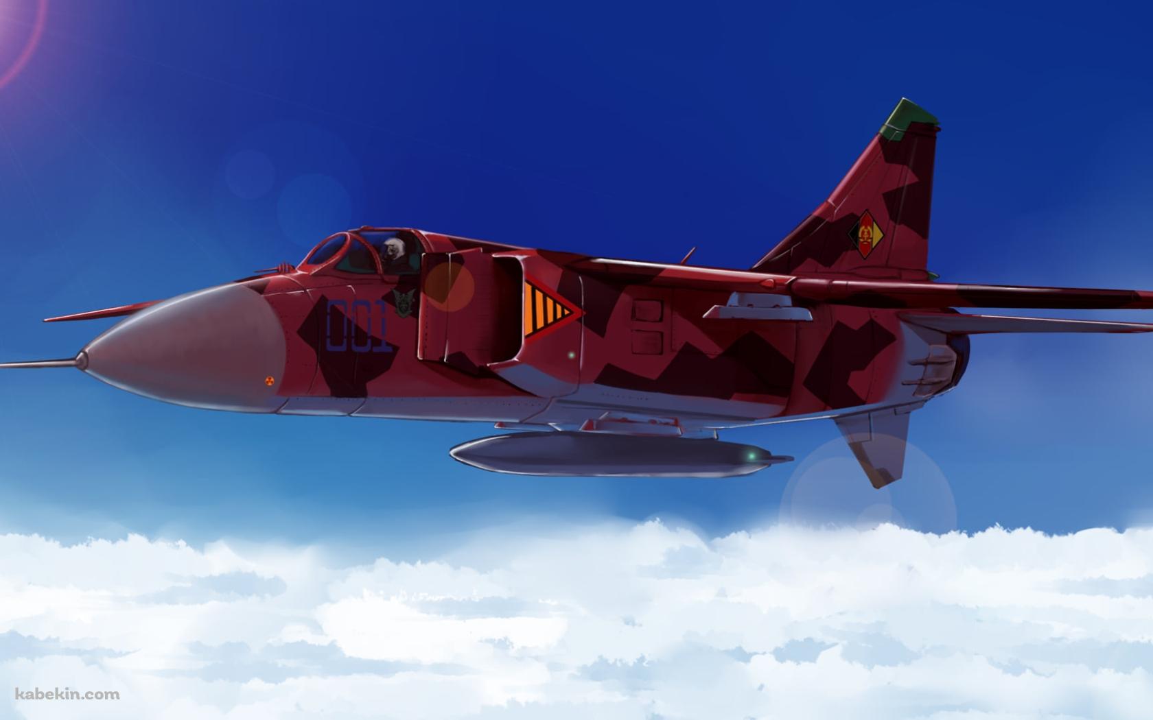 赤い戦闘機 / マブラヴ オルタネイティヴの壁紙(1680px x 1050px) 高画質 PC・デスクトップ用