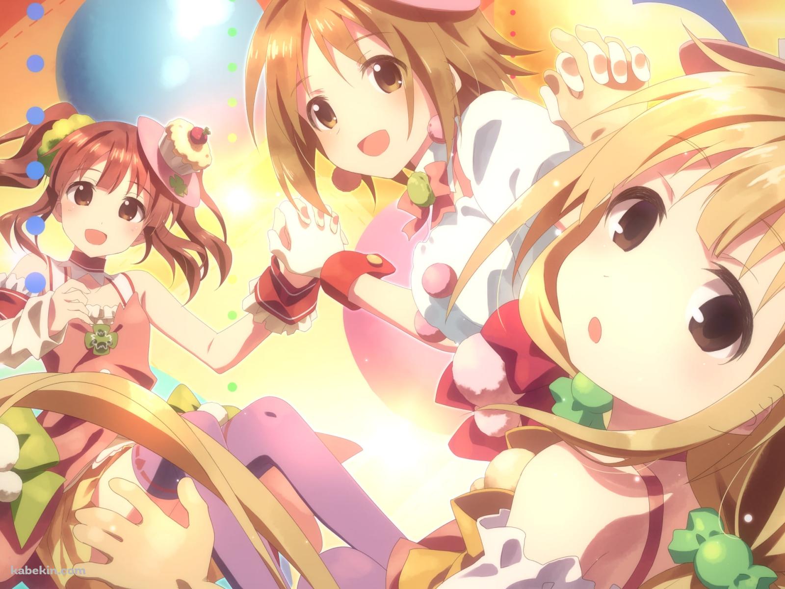 こちらを見つめる双葉杏、緒方智絵里、三村かな子 / アイドルマスターシンデレラガールズの壁紙(1600px x 1200px) 高画質 PC・デスクトップ用