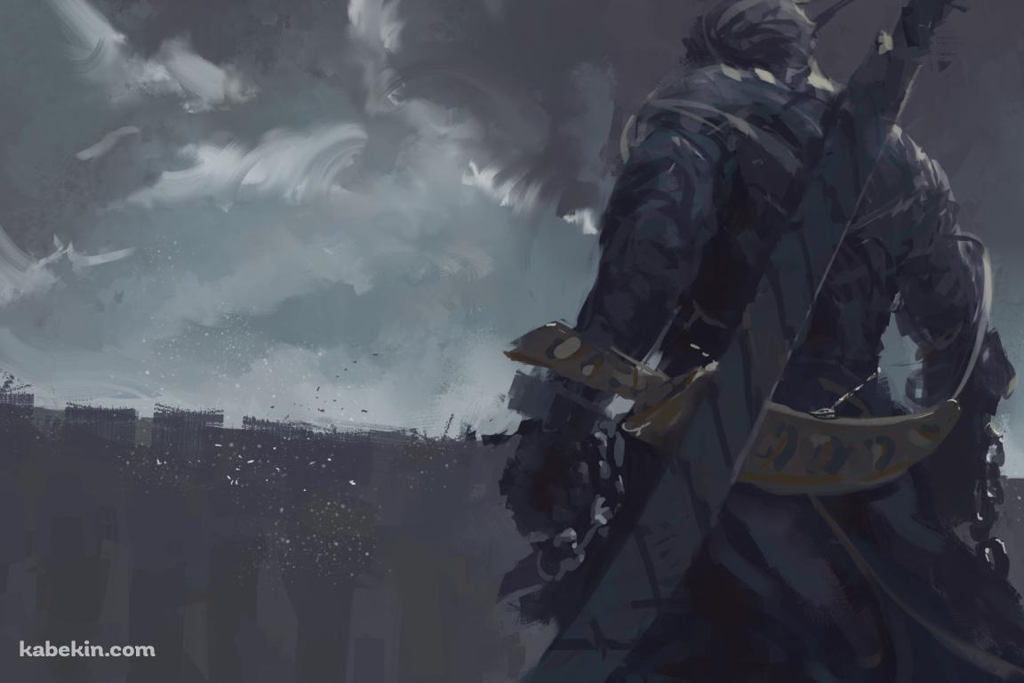 包帯でグルグル巻きの戦士 / Ghost Bladeの壁紙(1152px x 768px) 高画質 PC・デスクトップ用