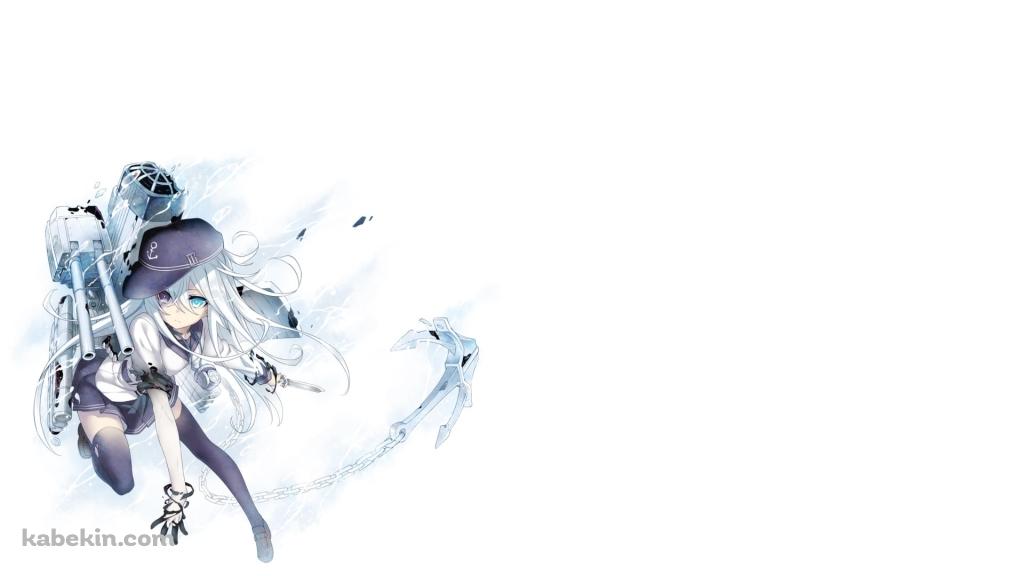 攻撃する響 / オッドアイ / 艦隊これくしょんの壁紙(1024px x 576px) 高画質 PC・デスクトップ用