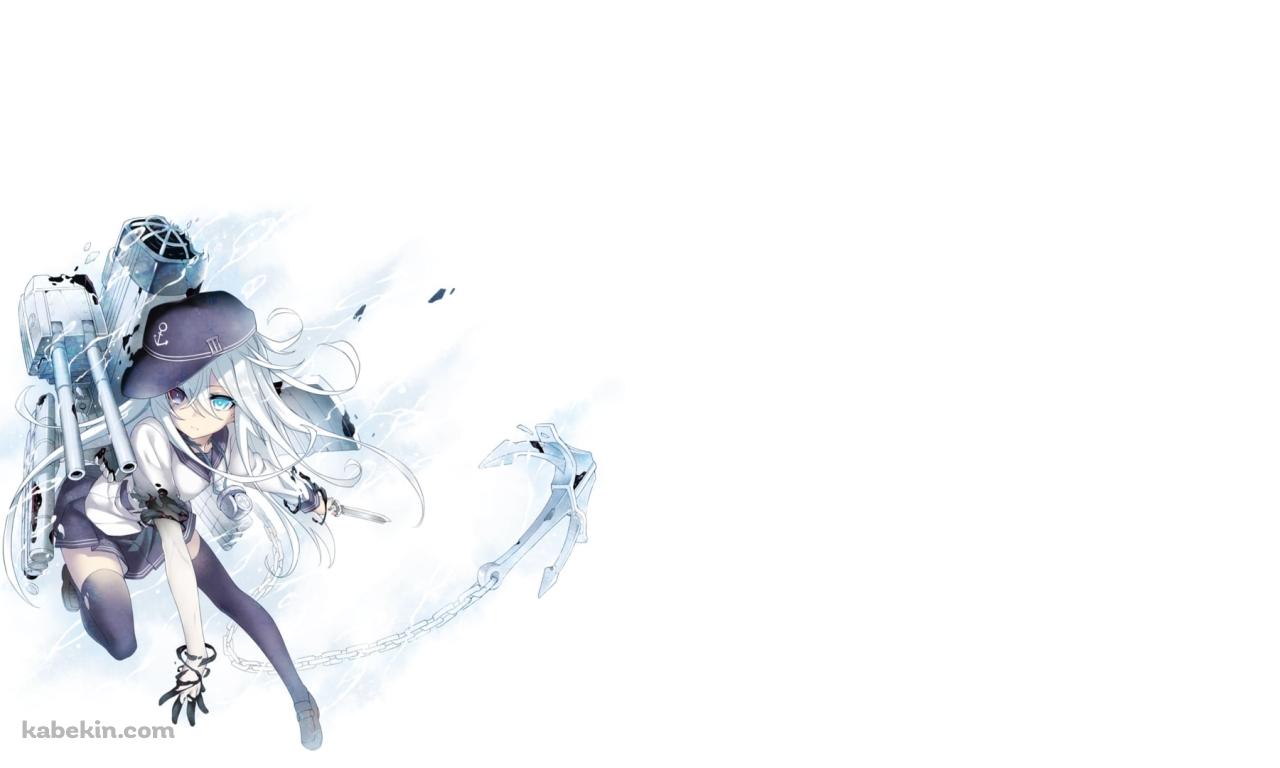 攻撃する響 / オッドアイ / 艦隊これくしょんの壁紙(1280px x 768px) 高画質 PC・デスクトップ用