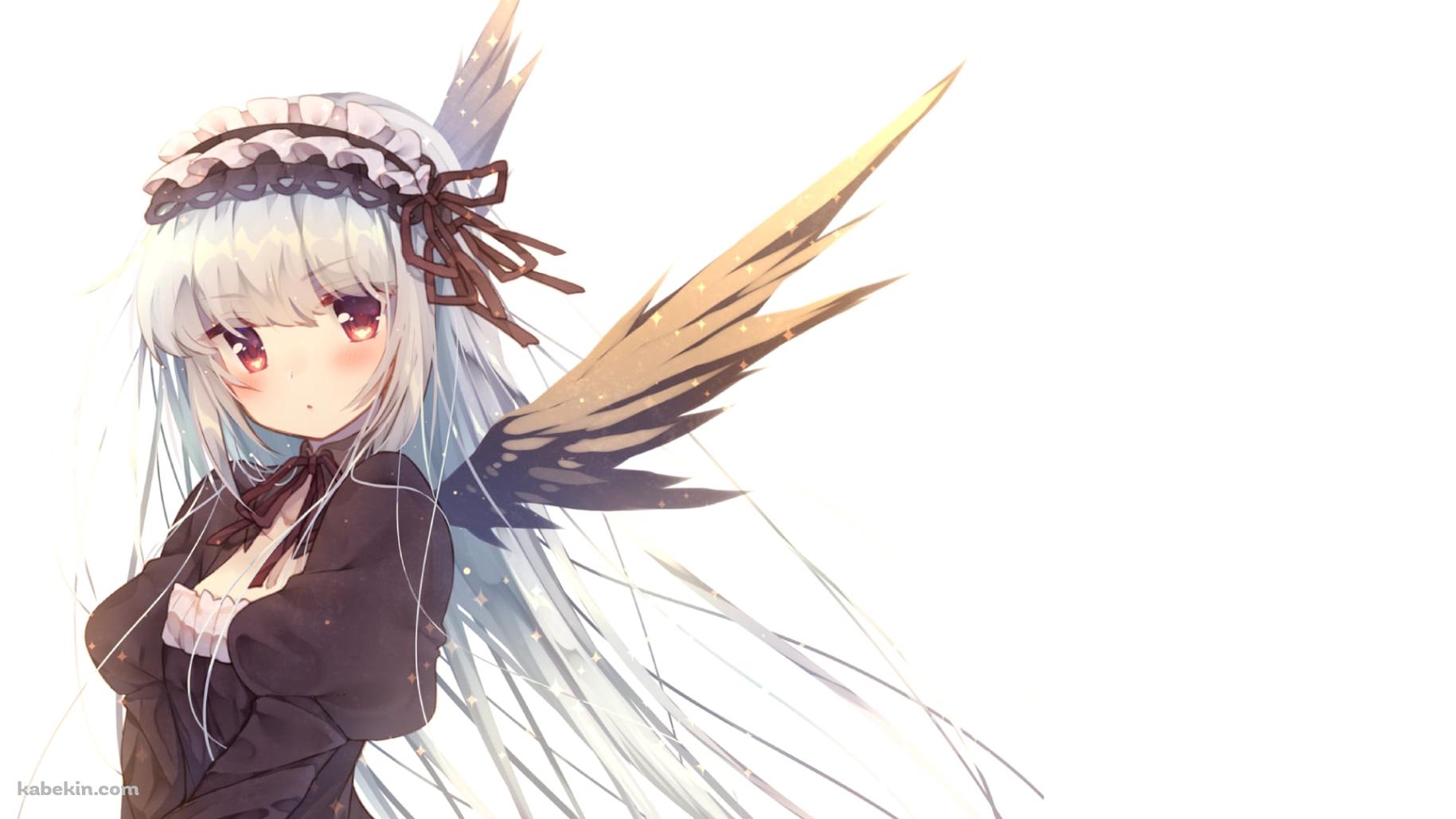 黒いドレスを着た可愛い水銀燈 / ローゼンメイデンの壁紙(1829px x 1029px) 高画質 PC・デスクトップ用