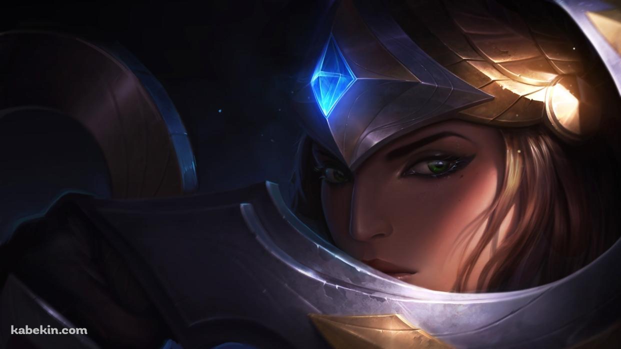 剣をかまえるシヴィア / リーグオブレジェンド / League of Legendsの壁紙(1242px x 698px) 高画質 PC・デスクトップ用